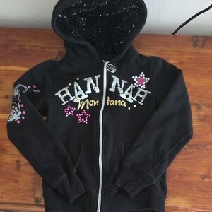 Disney Black Hannah Montana Hoodie for Kids